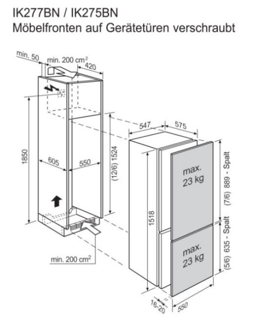 Electrolux Combiné Réfrigérateur Congélateur IK275BNL – Image 4
