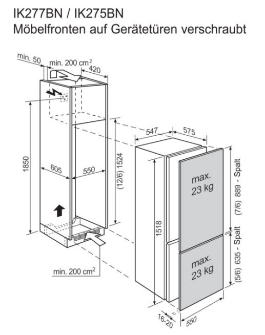 Electrolux Combiné Réfrigérateur Congélateur IK275BNL – Image 4